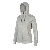 MIZUNO TEAM SWEAT FZ HOODIE WOS DONNA