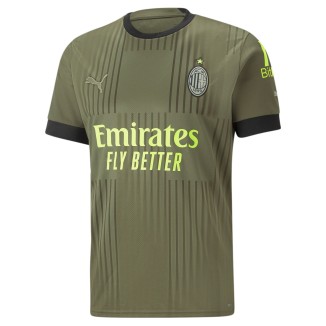 A Tutto Campo - PUMA MILAN MAGLIA GARA 3rd Dark Green Moss-Spring Moss