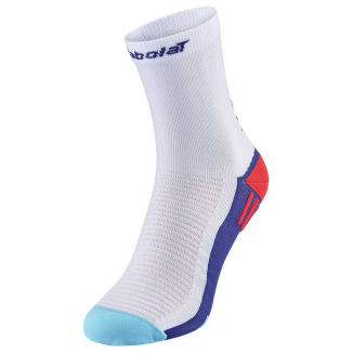 A Tutto Campo - BABOLAT Padel Mid-Calf Socks BIANCO - SURF BLUE