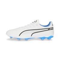 A Tutto Campo - PUMA KING PRO FG/AG White-PUMA Black-Blue Glimmer 107099-01