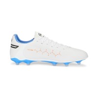 A Tutto Campo - PUMA KING PRO FG/AG White-PUMA Black-Blue Glimmer 107099-01