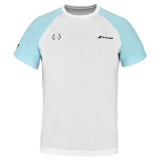 A Tutto Campo - BABOLAT Crew Neck Tee Lebron Bianco/Azzurro