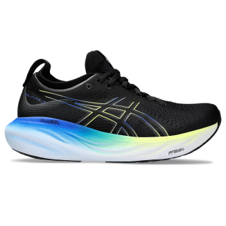 ASICS GEL NIMBUS 25 BLACK/GLOW YELLOW