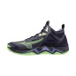 MIZUNO WAVE MOMENTUM 3 MID EVENING BLUE/TECHNO GREEN/IOLITE