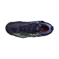 A Tutto Campo - MIZUNO WAVE MOMENTUM 3 MID EVENING BLUE/TECHNO GREEN/IOLITE V1GA231711