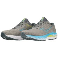 A Tutto Campo - MIZUNO WAVE INSPIRE 19 GHOST GRAY/JET BLUE/BOLT NEON