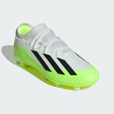 A Tutto Campo - ADIDAS X CRAZYFAST.3 FG J Cloud White / Core Black / Lucid Lemon