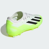 A Tutto Campo - ADIDAS X CRAZYFAST.3 FG J Cloud White / Core Black / Lucid Lemon