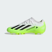 A Tutto Campo - ADIDAS X CRAZYFAST.3 FG J Cloud White / Core Black / Lucid Lemon