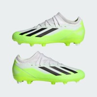 A Tutto Campo - ADIDAS X CRAZYFAST.3 FG J Cloud White / Core Black / Lucid Lemon