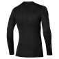 MIZUNO BREATH THERMO MID-LIGHT WEIGHT CREW SHIRT BLACK