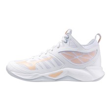 MIZUNO WAVE DIMENSION MID WOMAN bianco