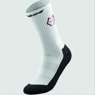 A Tutto Campo - BABOLAT Mid-Calf Socks Juan Lebrón White Black 5UA1322P 1001