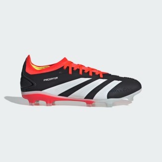 A Tutto Campo - ADIDAS PREDATOR PRO FG Core Black / White / Solar Red IG7777