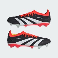 A Tutto Campo - ADIDAS PREDATOR PRO FG Core Black / White / Solar Red IG7777