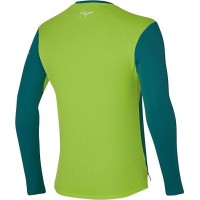 A Tutto Campo - MIZUNO DRYAEROFLOW LS HZ J2GA1520 VIOLA t-shirt uomo