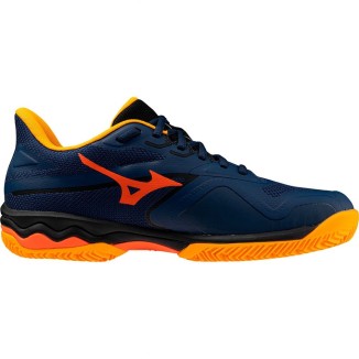 MIZUNO WAVE EXCEED LIGHT 2 PADEL BLU ARANCIO