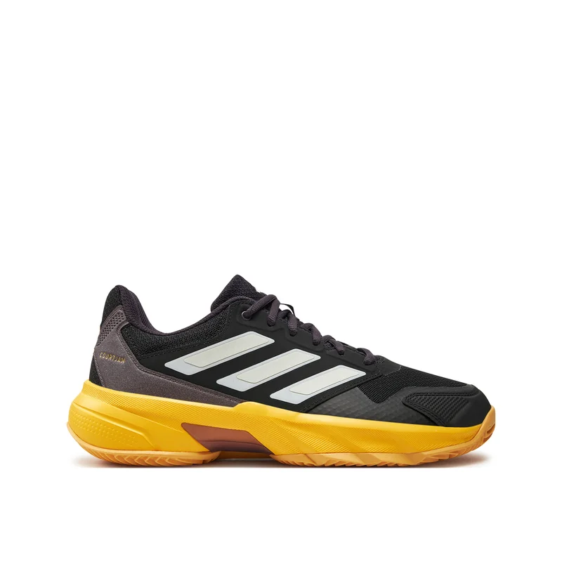 ADIDAS COURTJAM CONTROL 3 M CL CLOUD WHITE / CORE BLACK / LUCID LEMON