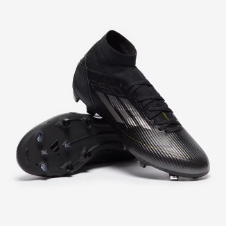 A Tutto Campo - ADIDAS F50 LEAGUE MID FG/MG Core Black / Iron Metal / Gold Metal