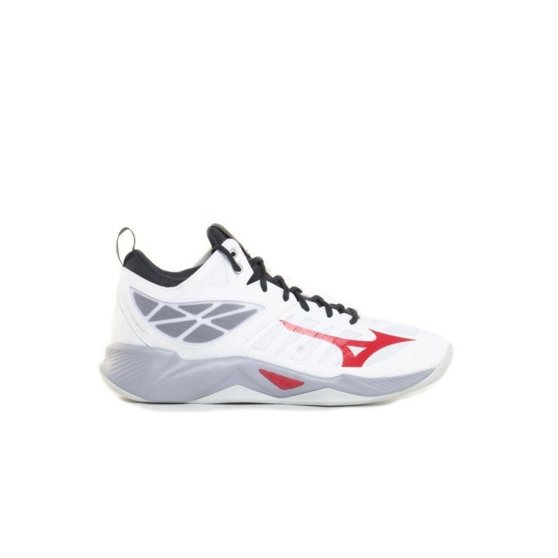 MIZUNO WAVE DIMENSION MID White/salsa/vulcan