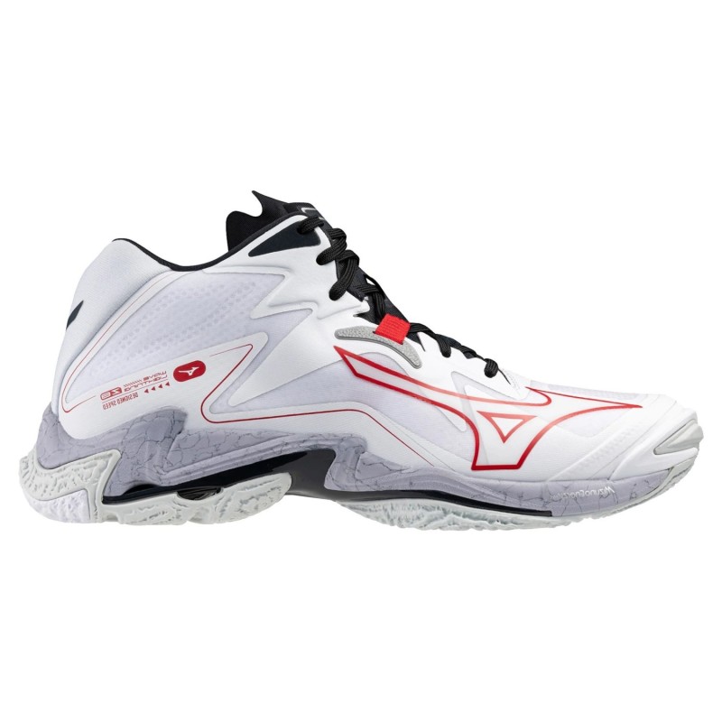 MIZUNO WAVE LIGHTNING Z8 MID white/red