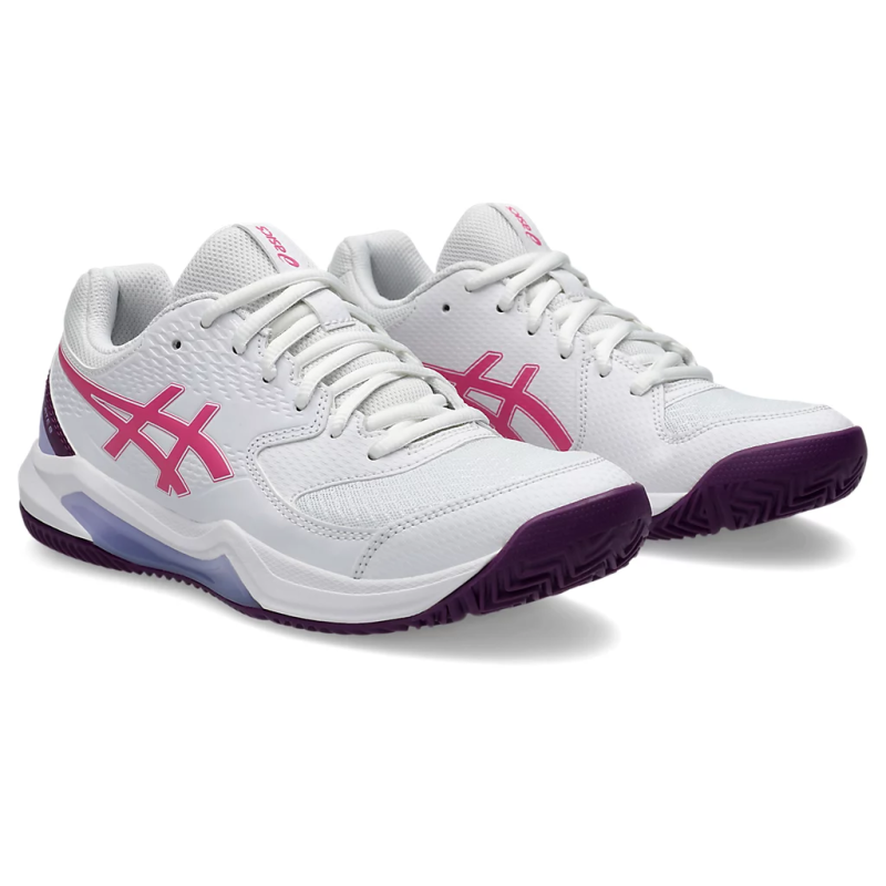 ASICS GEL-DEDICATE 8 PADEL White / Dragon Fruit