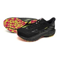 A Tutto Campo - MIZUNO WAVE RIDER 28 Black/silver/sunny lime J1GC246301