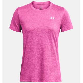A Tutto Campo - UNDER ARMOUR TECH SSC- TWIST T-SHIRT DONNA Rebel Pink / Pink Elixir / White