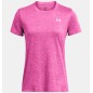 UNDER ARMOUR TECH SSC- TWIST T-SHIRT DONNA Rebel Pink / Pink Elixir / White