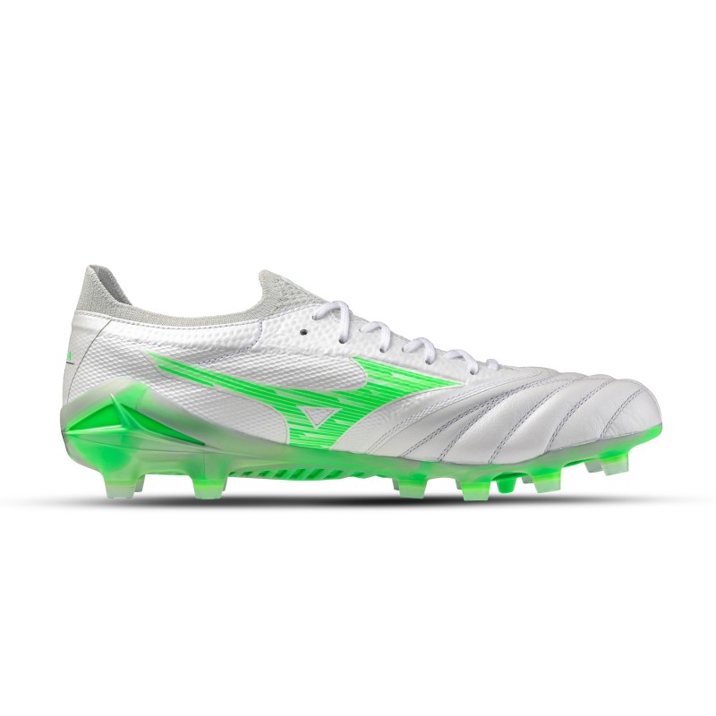 MIZUNO MORELIA NEO IV BETA ELITE WHITE/NEON GREEN/COOL GRAY