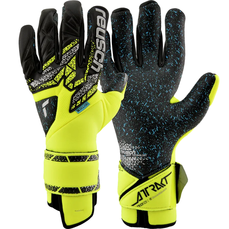 REUSCH ATTRAKT FUSION GUARDIAN safety yellow/silver/black