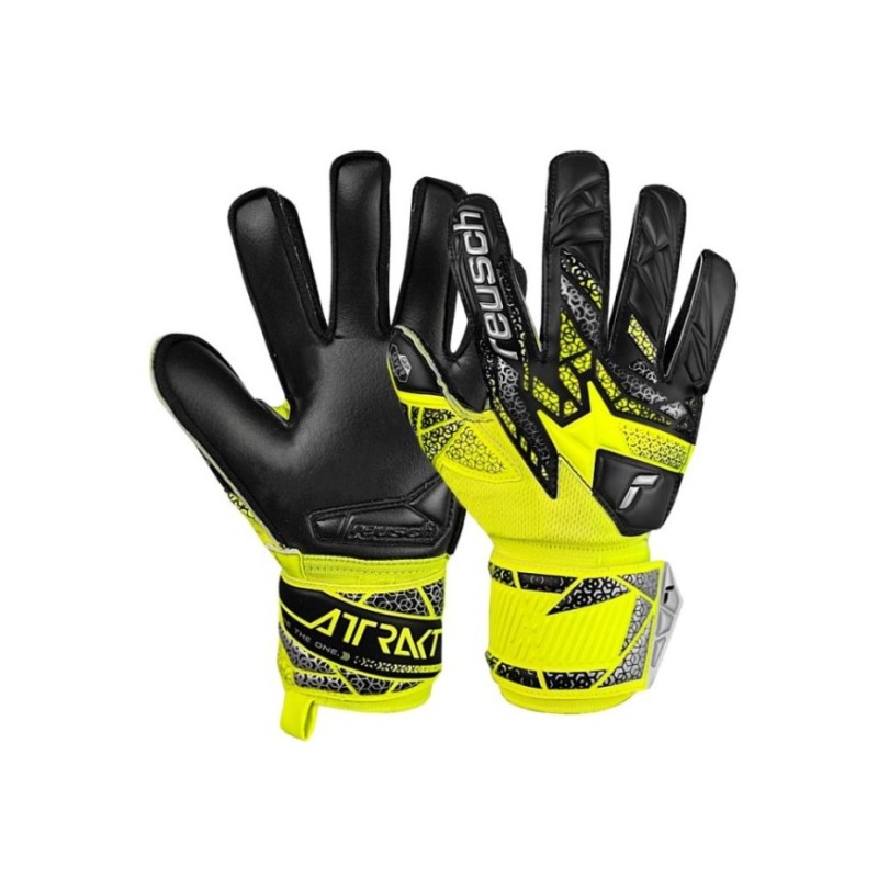 REUSCH ATTRAKT SILVER safety yellow/silver/black