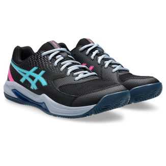 A Tutto Campo - ASICS GEL-DEDICATE 8 PADEL Black/Energy Aqua 1041A414 001