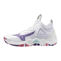 A Tutto Campo - MIZUNO WAVE MOMENTUM 3 MID WOMEN V1GC231720 WHITE VIOLET