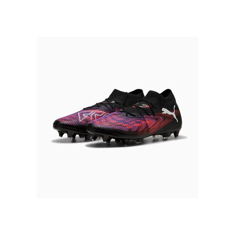 PUMA FUTURE 8 MATCH MxSG PUMA Black-PUMA White-Glowing Red