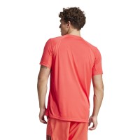 A Tutto Campo - ADIDAS CLUB 3-STRIPES TEE T-SHIRT DA TENNIS CLIMACOOL Semi Lucid Red