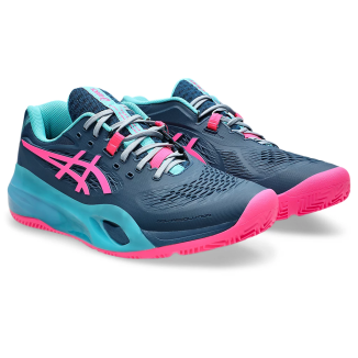 A Tutto Campo - GEL-RESOLUTION X PADEL Mako Blue/Hot Pink 1041A492 400