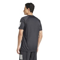 A Tutto Campo - ADIDAS CLUB 3-STRIPES TEE T-SHIRT DA TENNIS CLIMACOOL Black