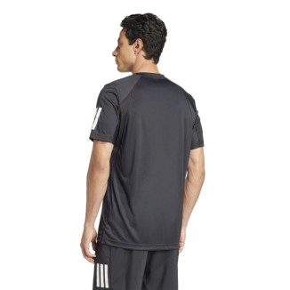 ADIDAS CLUB 3-STRIPES TEE T-SHIRT DA TENNIS CLIMACOOL Black