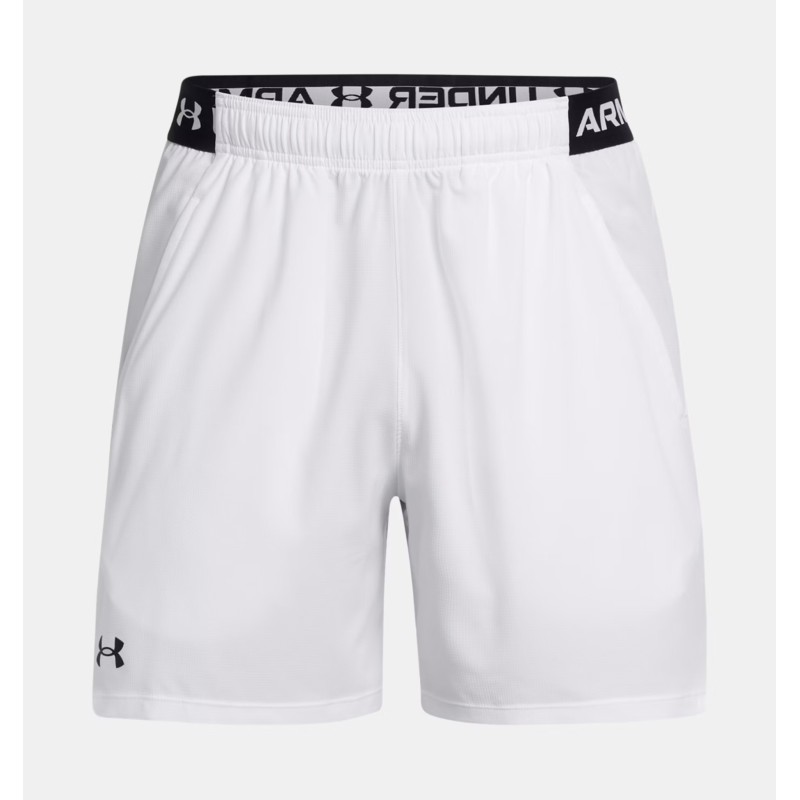 UNDER ARMOUR VANISH WOVEN 6IN SHORTS White / Black