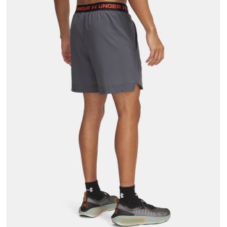 UNDER ARMOUR VANISH WOVEN 6IN SHORTS Castlerock / Fire