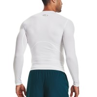 A Tutto Campo - UNDER ARMOUR HeatGear COMPRESSION LS White / Black 1361524 100