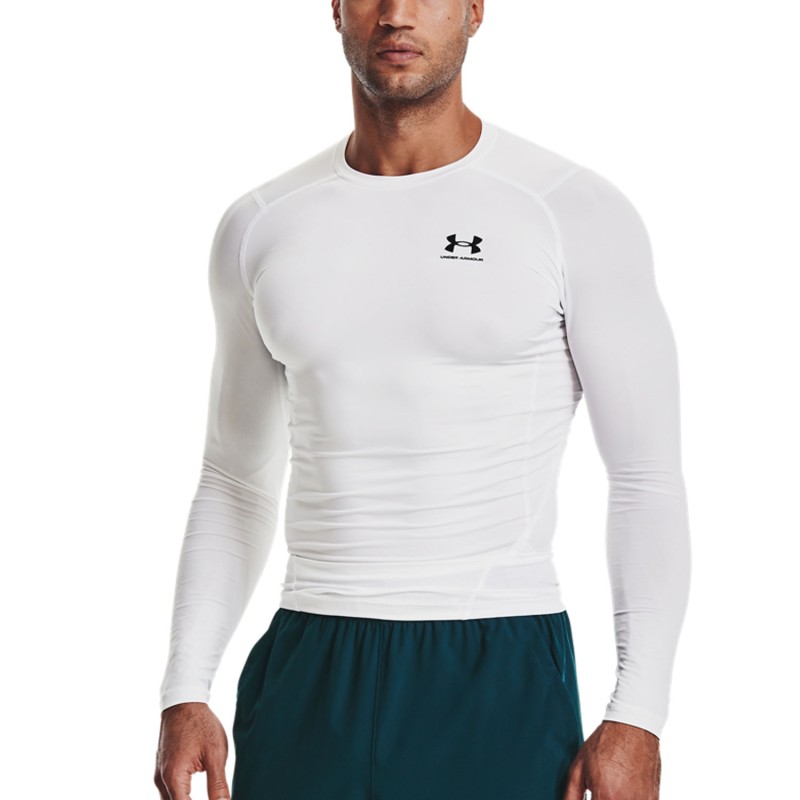 UNDER ARMOUR HeatGear COMPRESSION LS White / Black