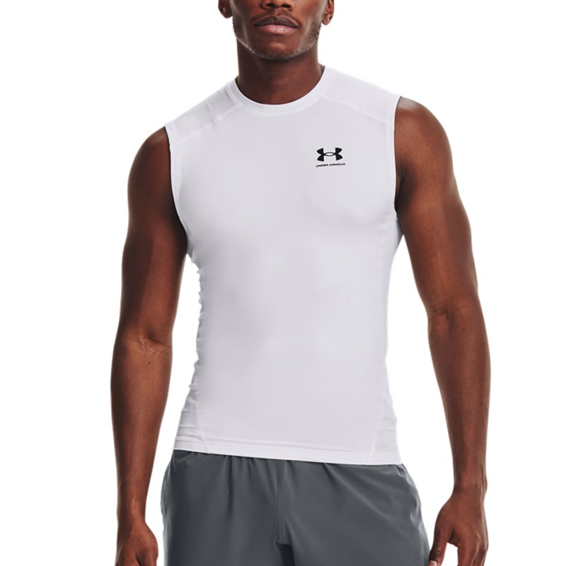 UNDER ARMOUR HeatGear COMPRESSION SL White / Black