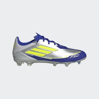 ADIDAS F50 LEAGUE FG/MG MESSI GHOST EDITION Silver / Solar Yellow