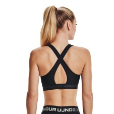 UNDER ARMOUR CROSSBACK MID BRA Black / Jet Gray