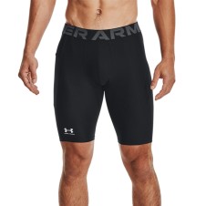 A Tutto Campo - UNDER ARMOUR HeatGear LONG SHORTS Black / White 1361602 001