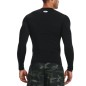 UNDER ARMOUR HeatGear COMPRESSION LS Black / White