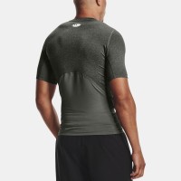 A Tutto Campo - UNDER ARMOUR HeatGear COMPRESSION SS Carbon Heather / Black 1361518 090