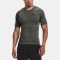 UNDER ARMOUR HeatGear COMPRESSION SS Carbon Heather / Black